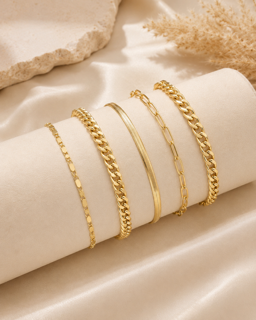 14k Gold Plated Anklets