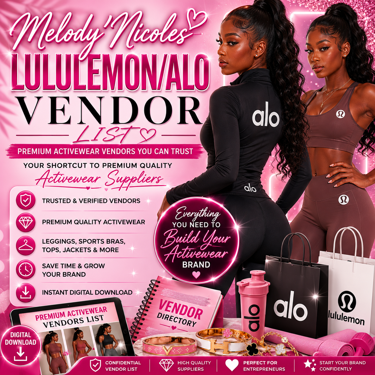 Shop Lululemon & Alo Vendors